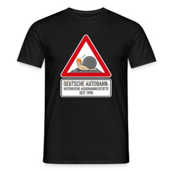 Site historique de fouilles depuis 1998 - T-shirt homme - noir - Devant - AI Model Male 178 light (178cm)