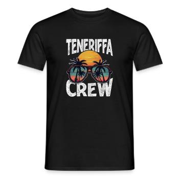 Tenerife Crew - Men's T-Shirt - black - Front - AI Model Male 178 light (178cm)