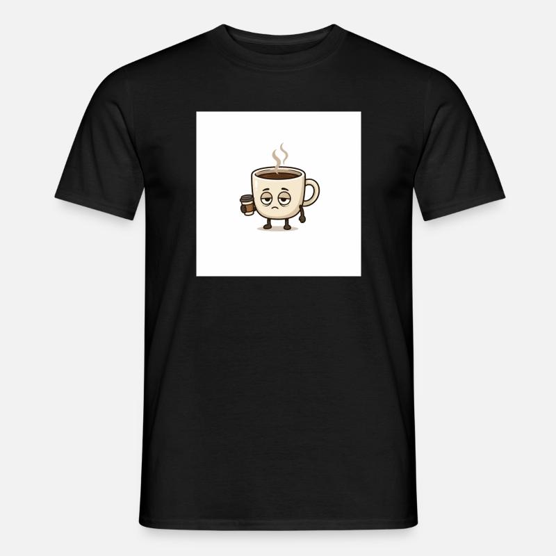 Ich bin müde - Männer T-Shirt - Schwarz