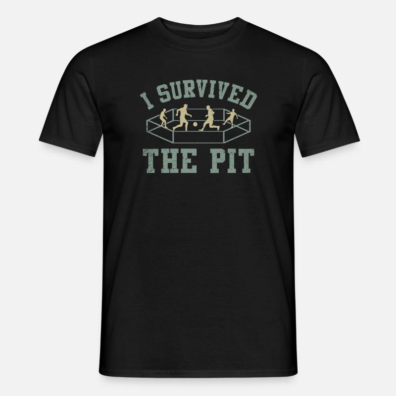 I Survived The Pit Ring - Men’s T-shirt - black