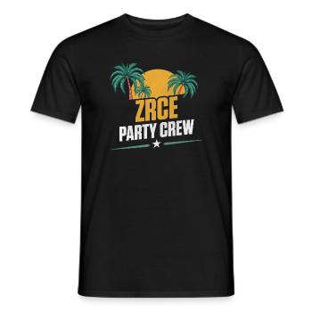 Zrce Party Party Crew - Männer T-Shirt - Schwarz - Vorne - AI Model Male 178 light (178cm)