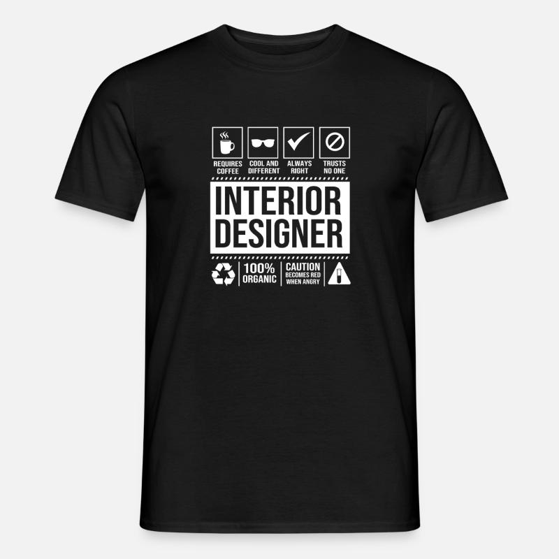 Architect Interior Designer Architecture - Men's T-Shirt - black