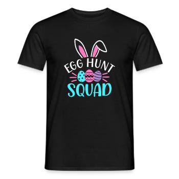 Egg Hunt Squad - Men's T-Shirt - black - Front - AI Model Male 178 light (178cm)