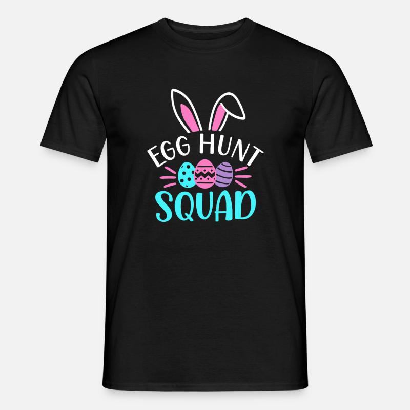 Egg Hunt Squad - Men's T-shirt - black