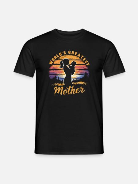 Die größte Mutter der Welt - Männer T-Shirt - Schwarz