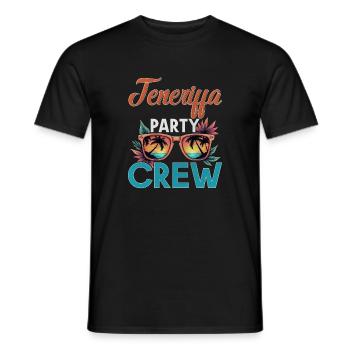 Tenerife Crew - Men's T-Shirt - black - Front - AI Model Male 178 light (178cm)