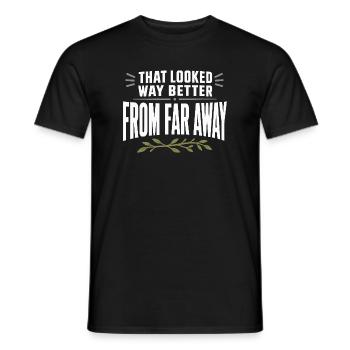 Schuppen-jagd-schuppen-jäger-geweih-jagd-weißwedel - Männer T-Shirt - Schwarz - Vorne - AI Model Male 178 light (178cm)