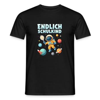Schulkind 2026 Einschulung 2026 Schulanfang - Männer T-Shirt - Schwarz - Vorne - AI Model Male 178 light (178cm)