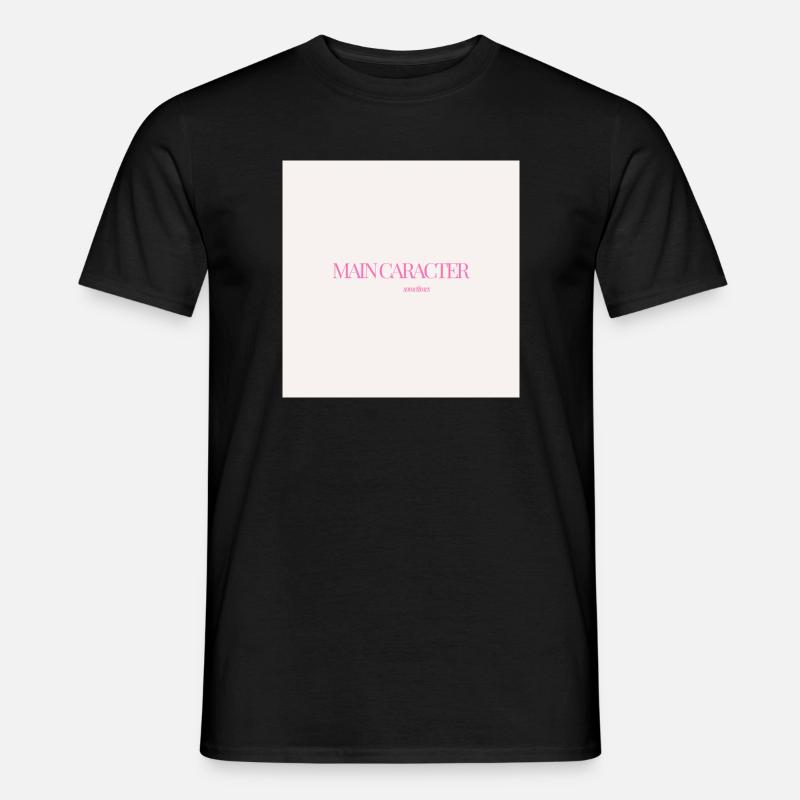 "CARACTER SOMETIMES" Graphic Tee Design - Men’s T-shirt - black
