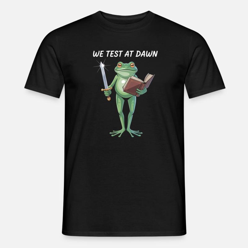 Dawnbound Frog Warrior - Men’s T-shirt - black