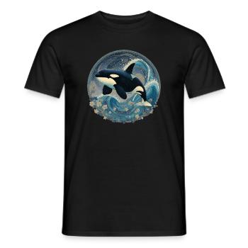 Orque - T-shirt homme - noir - Devant - AI Model Male 178 light (178cm)