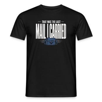 Retired Postman Retired Postman - Men's T-Shirt - black - Front - AI Model Male 178 light (178cm)