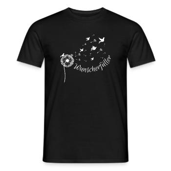 Wunscherfüller - Wortschätze - vergessene Wörter - Männer T-Shirt - Schwarz - Vorne - AI Model Male 178 light (178cm)