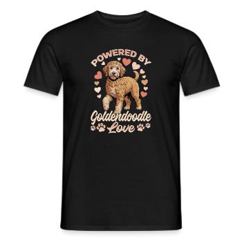 Goldendoodle Dog Breed - Men's T-Shirt - black - Front - AI Model Male 178 light (178cm)