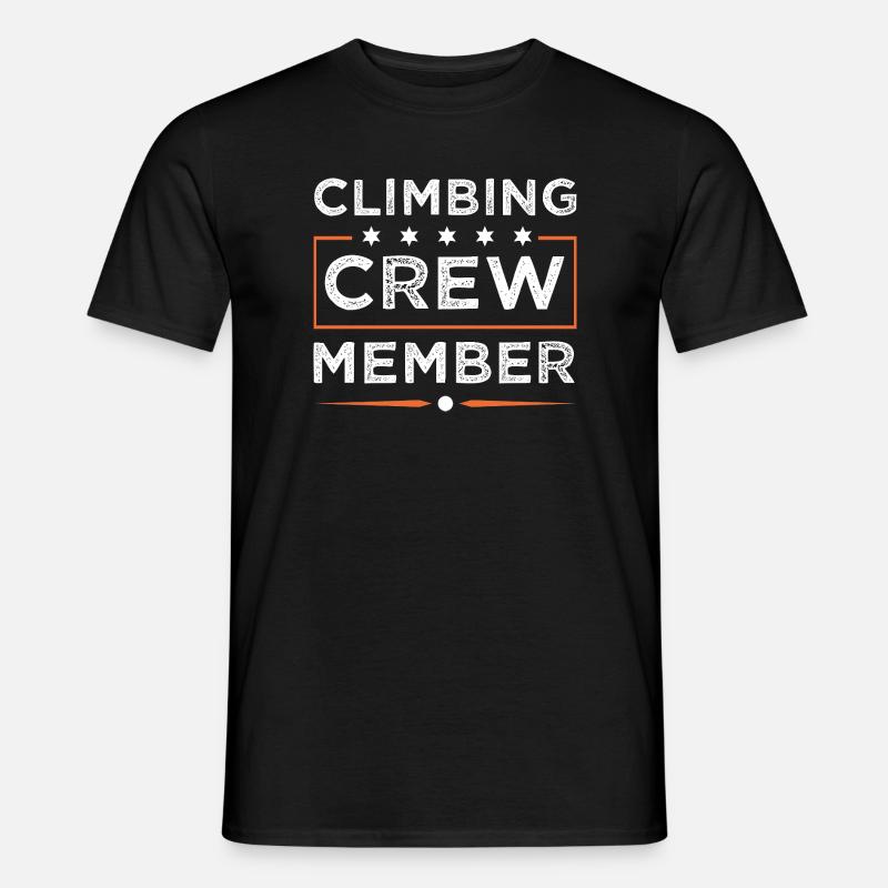 Climbing Crew - Männer T-Shirt - Schwarz
