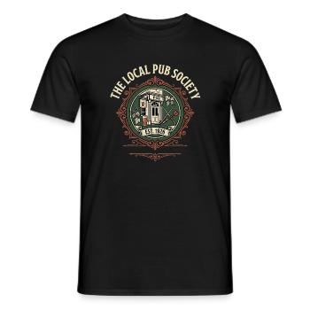 Local Pub Fan - Männer T-Shirt - Schwarz - Vorne - AI Model Male 178 light (178cm)