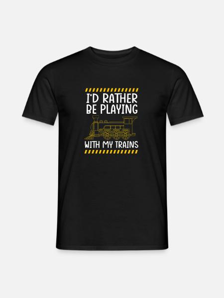 Model Railway Model Making Model Maker - Men's T-Shirt - black