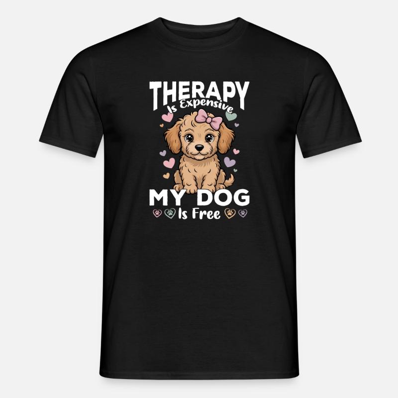 Goldendoodle Dog Breed - Männer T-Shirt - Schwarz