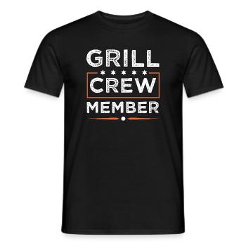Grill Crew - Men's T-Shirt - black - Front - AI Model Male 178 light (178cm)