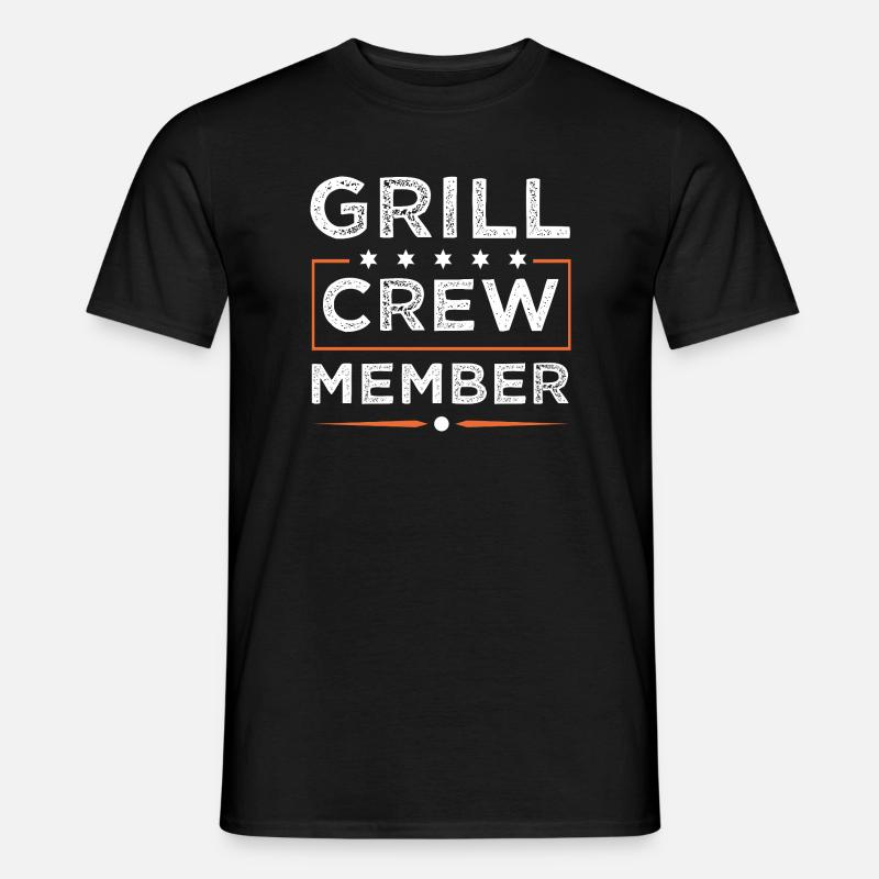 Grill Crew - Männer T-Shirt - Schwarz