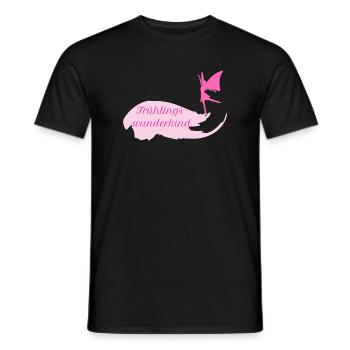 Frühlingswunderkind Wortschätze vergessene Wörter - Männer T-Shirt - Schwarz - Vorne - AI Model Male 178 light (178cm)