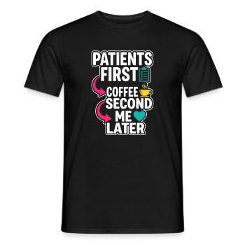 Nachtschicht-krankenschwester, Müde - Männer T-Shirt - Schwarz - Vorne - AI Model Male 178 light (178cm)