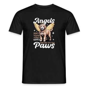 Goldendoodle Dog Breed - Men's T-Shirt - black - Front - AI Model Male 178 light (178cm)