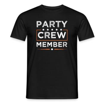 Équipe de fête - T-shirt homme - noir - Devant - AI Model Male 178 light (178cm)