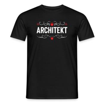 Architekt Beruf - Männer T-Shirt - Schwarz - Vorne - AI Model Male 178 light (178cm)