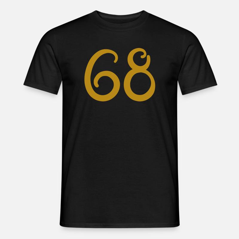 68 - Männer T-Shirt - Schwarz