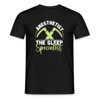 Anesthesiologist The Sleep Specialist Anesthesia - Männer T-Shirt - Schwarz - Vorne - AI Model Male 178 light (178cm)