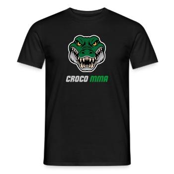 Crocodile MMA Fighter Sauvage Gym Beast - T-shirt homme - noir - Devant - AI Model Male 178 light (178cm)