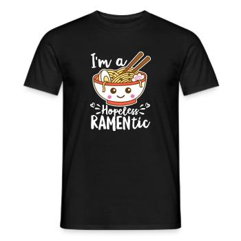 Hoffnungslose Ramen-Ramen-Bowl - Männer T-Shirt - Schwarz - Vorne - AI Model Male 178 light (178cm)