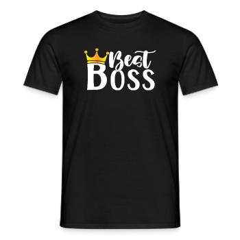 The Best Best Ever Manager CEO Women Girl - Men's T-Shirt - black - Front - AI Model Male 178 light (178cm)