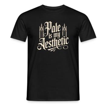 Pole is My Aesthetic - Men's T-Shirt - black - Front - AI Model Male 178 light (178cm)