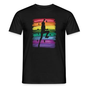 Boulderer Boulder Bouldern - Männer T-Shirt - Schwarz - Vorne - AI Model Male 178 light (178cm)