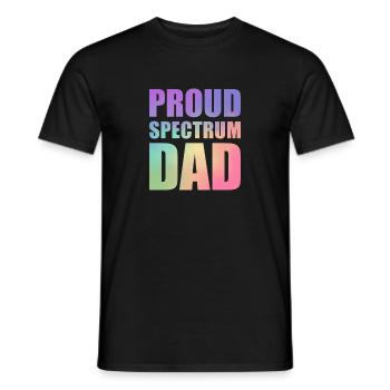 Papa fier du spectre - T-shirt homme - noir - Devant - AI Model Male 178 light (178cm)