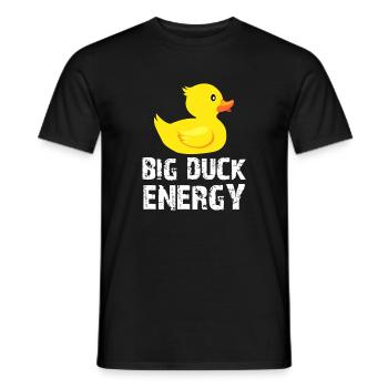 Big Duck Energy - Men's T-Shirt - black - Front - AI Model Male 178 light (178cm)