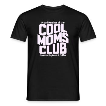 Cool Moms Club - Muttertag Mama Geschenk - Männer T-Shirt - Schwarz - Vorne - AI Model Male 178 light (178cm)