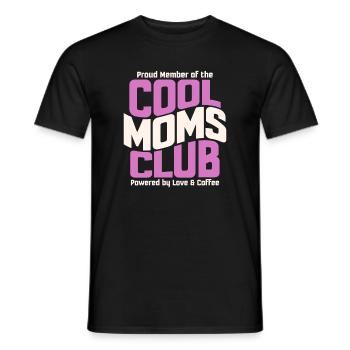  Mama Geschenk Muttertag - Cool Moms Club - Männer T-Shirt - Schwarz - Vorne - AI Model Male 178 light (178cm)