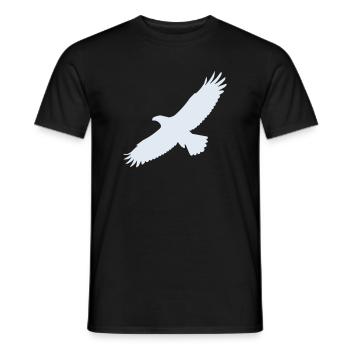 Eagle - Men's T-Shirt - black - Front - AI Model Male 178 light (178cm)