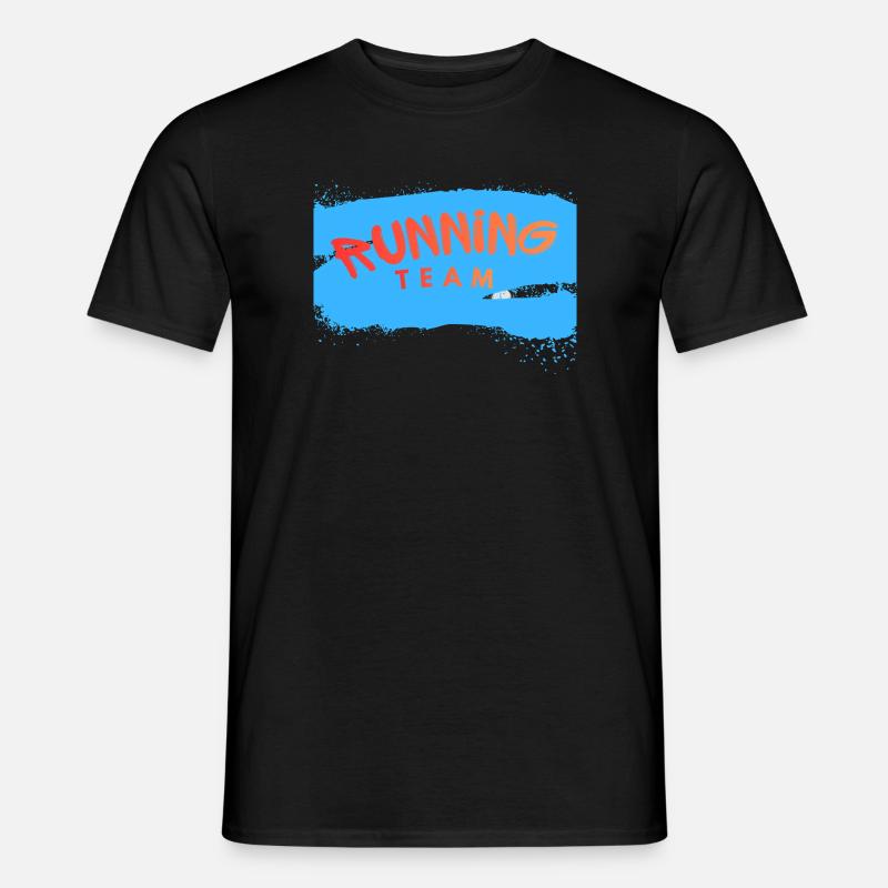 Running Team - Männer T-Shirt - Schwarz