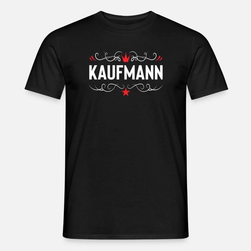 Kaufmann Beruf - Männer T-Shirt - Schwarz