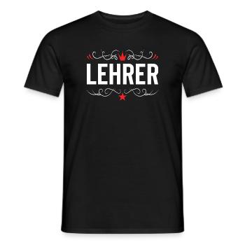 Lehrer Beruf - Männer T-Shirt - Schwarz - Vorne - AI Model Male 178 light (178cm)