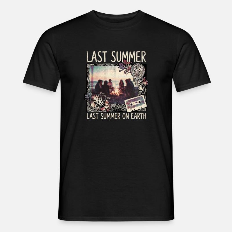 Last Summer - Männer T-Shirt - Schwarz