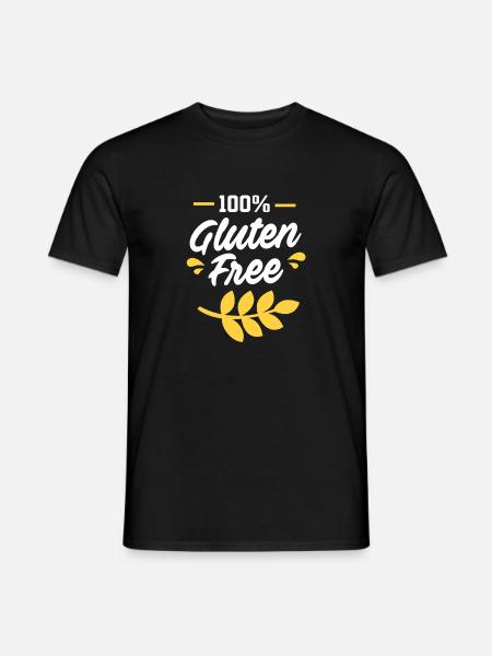 gluten-free - Men's T-Shirt - black