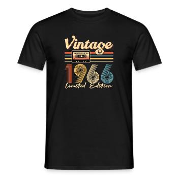 60th birthday - Men's T-Shirt - black - Front - AI Model Male 178 light (178cm)
