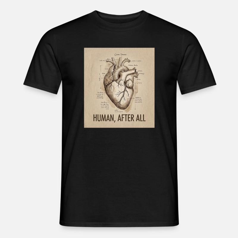 Human After - Männer T-Shirt - Schwarz