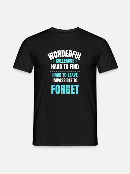 Wunderbares Kollegengeschenk - Männer T-Shirt - Schwarz