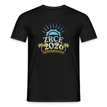 Zrce Party 2026 Bunt - Männer T-Shirt - Schwarz - Vorne - AI Model Male 178 light (178cm)
